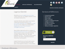 Tablet Screenshot of e-identite.com